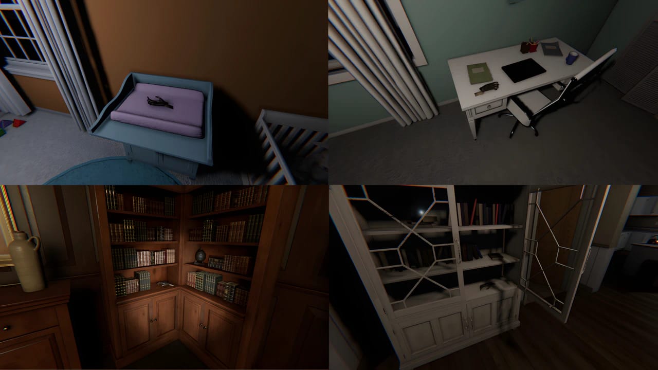 Phasmophobia Monkey Paw cursed possession gameplay on PC with high-quality textures and dynamic lighting effects.