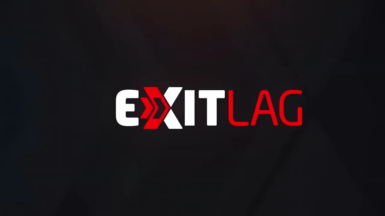 ExitLag official logo for gaming software review, network optimization tool for lower ping and lag reduction.