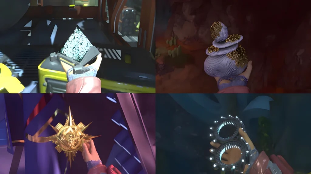 Marvel's Guardians of the Galaxy Guardian Items collectibles guide showing in-game inventory and journal entries.