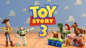 Toy Story 3 The Video Game character models featuring Woody, Buzz Lightyear, and Jessie in high-definition rendering.