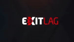 ExitLag official logo for gaming software review, network optimization tool for lower ping and lag reduction.